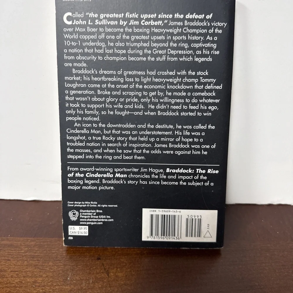 Braddock: The Rise‎ of the Cinderella Man - Paperback By Hague, Jim - ACCEPTABLE